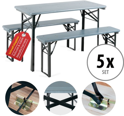 Set birreria tavolo e - 5x,