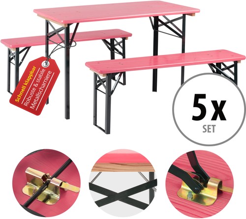 Set birreria tavolo - 5x,